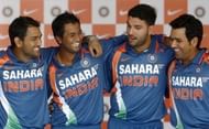 In the picture but out of the team: Rohit Sharma and Pragyan Ojha
